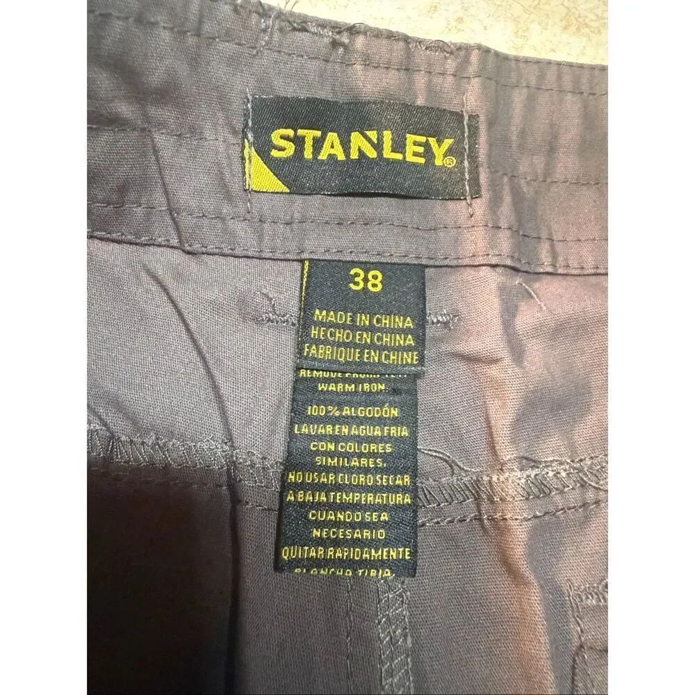 Stanley Workwear Cargo Shorts Sz 38/11 Gray Nwt — image 4 of 6